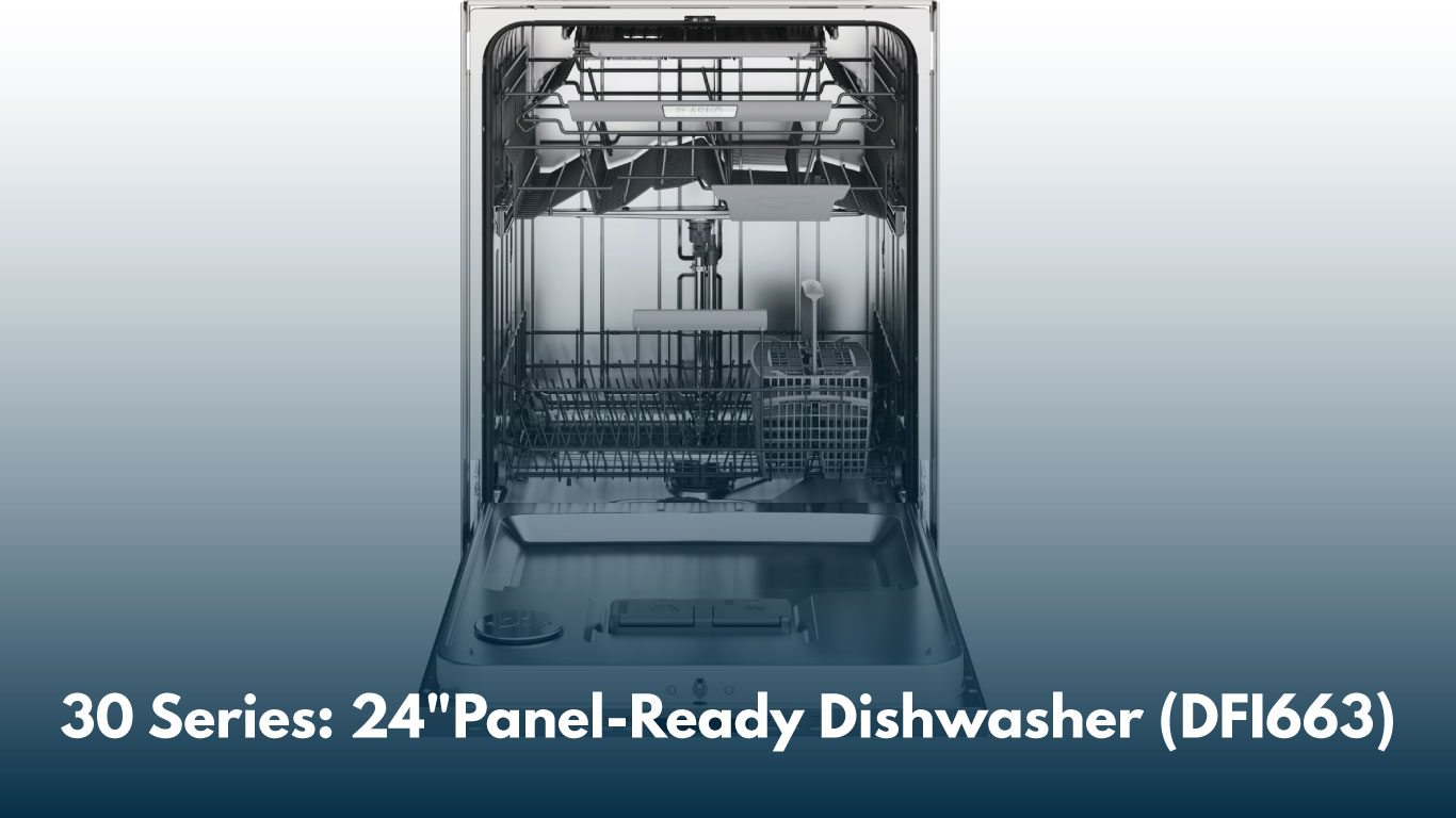 Image of Asko's 30 Series: 24" Panel-Ready Dishwasher (DFI663).