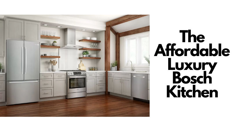 A kitchen featuring several Bosch appliances