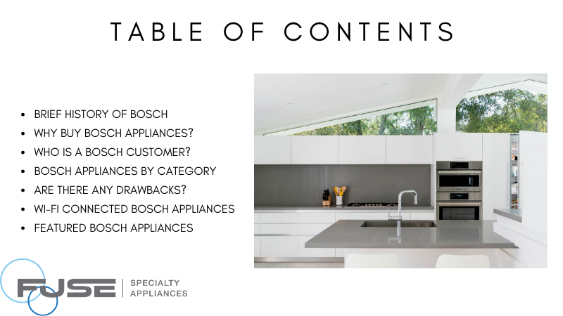 A kitchen featuring a Bosch combo wall oven 