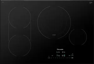 Overhead look at the Thermador CET305YB electric cooktop 