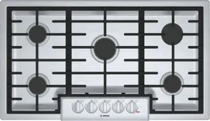 Overhead view of the Thermador NGM8656UC 36” gas cooktop 