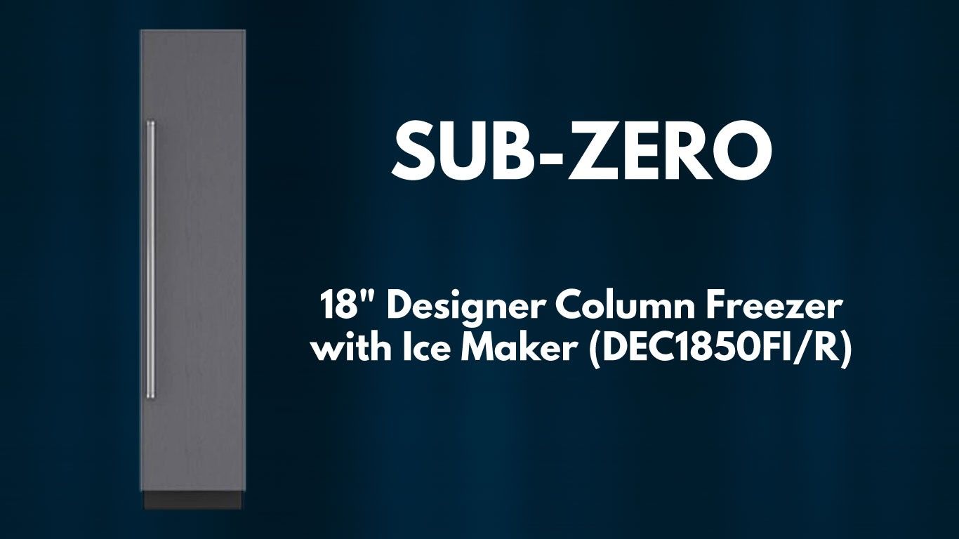 Sub Zero 18" integrated freezer