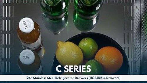 Perlick C-series Refrigerator Drawers