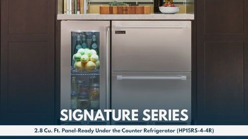 Perlick panel ready under counter refrigerator