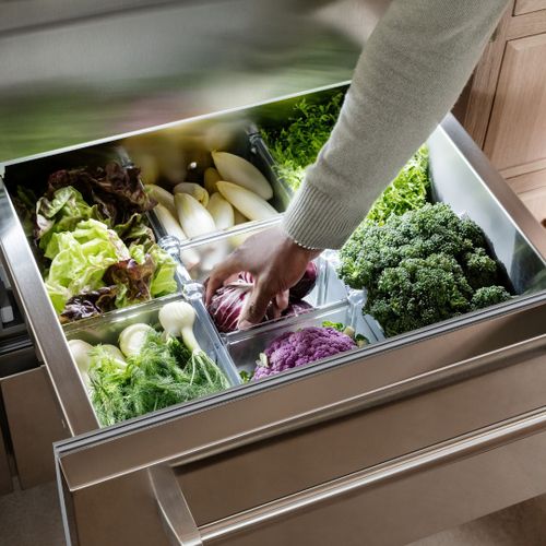 Fresh Vegetables from SubZero Refrigerator