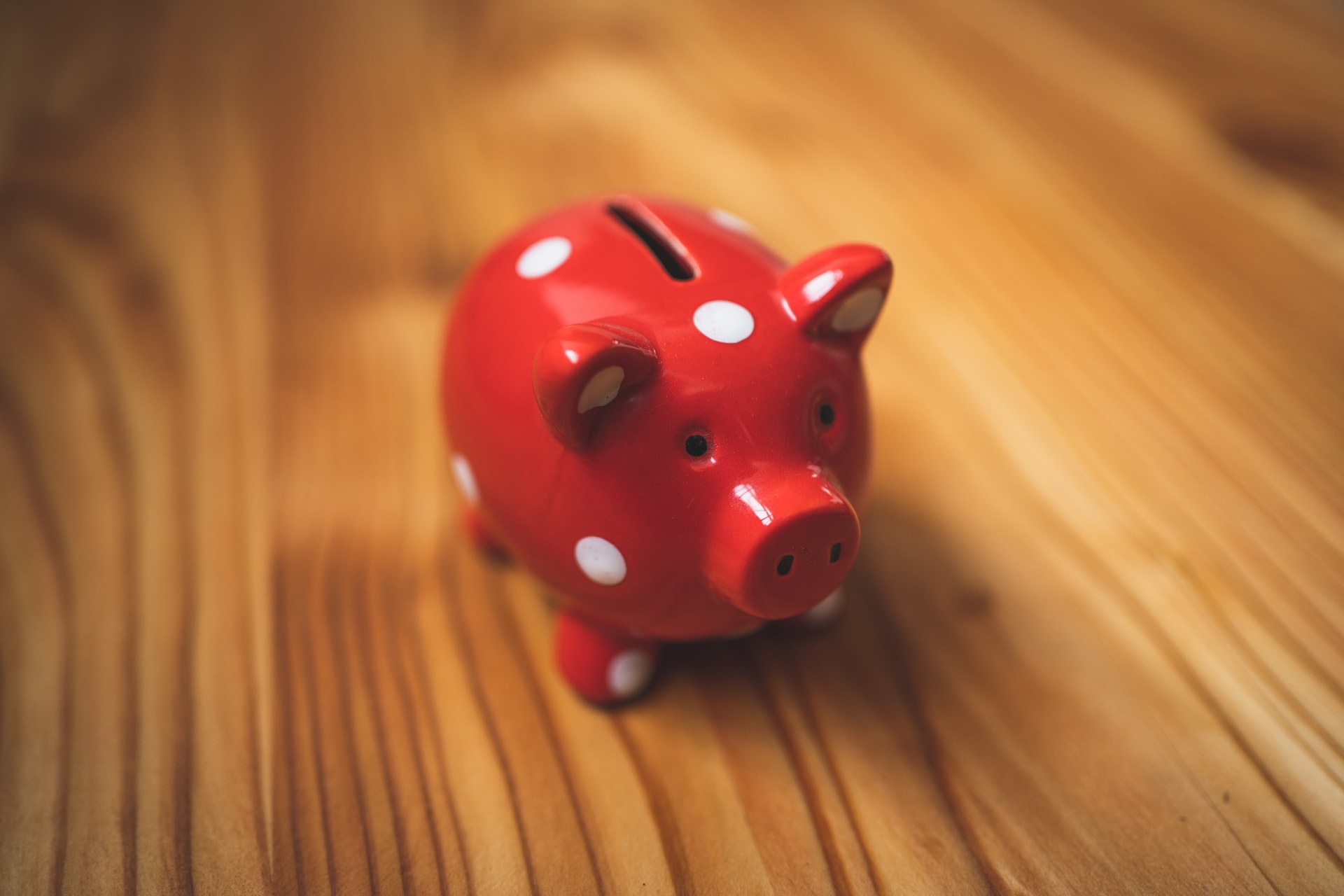 Piggy Bank on Table
