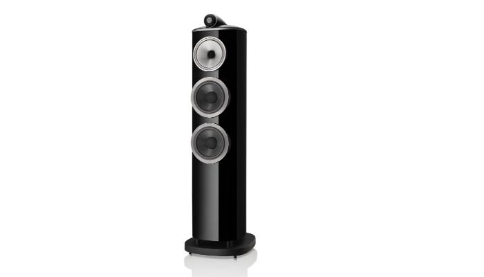 B&W 804 D4 speaker with grilles off