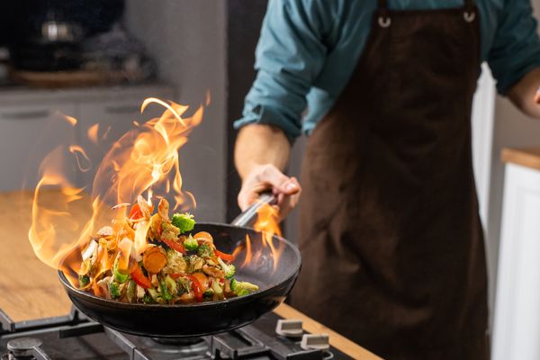 Chef Cooking Meal