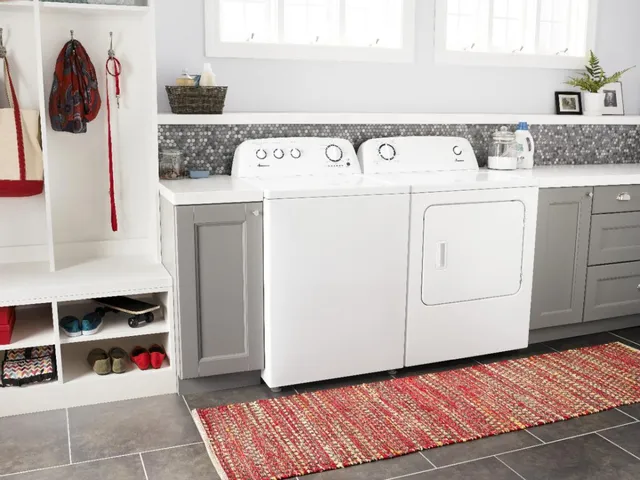 Amana Front Load Electric Dryer-White