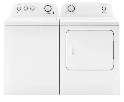 Amana White Laundry Pair