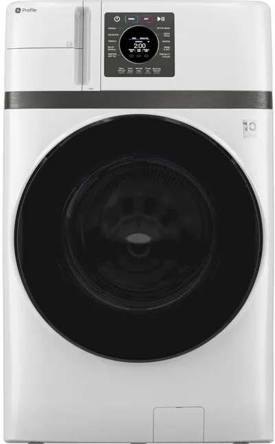 GE Profile 4.6 Cu. Ft. White Washer Dryer Combo