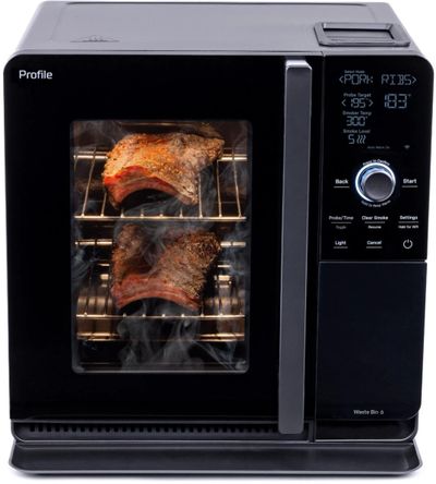 GE Profile Carbon Black Smart Indoor Smoker