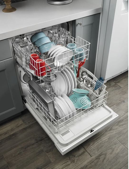 Amana White Built In Dishwasher