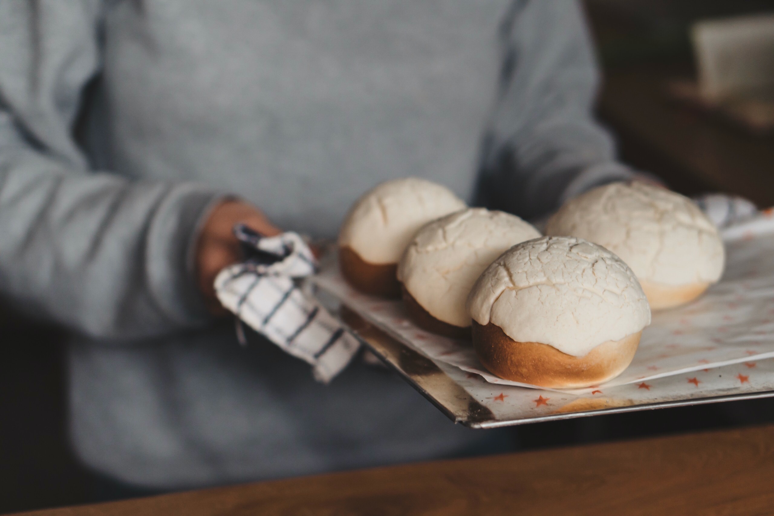 Freshly Baked Bread From Oven