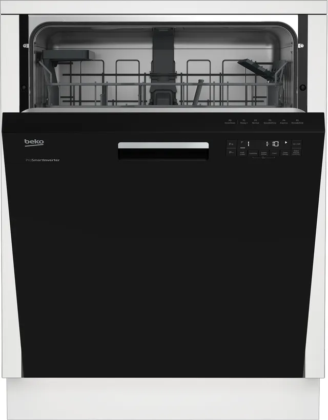 Beko 24in Black Built In Dishwasher