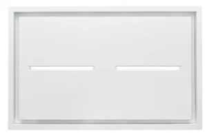 Underside view of the Best HBC1 Series HBC143EWH range hood 