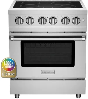 Front view of the BlueStar BSIR30C induction range