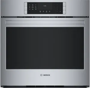 Front view of the Bosch 800 Series HBL8454UC oven