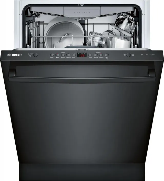 Bosch 100 Series 24in Black Built in Dishwasher