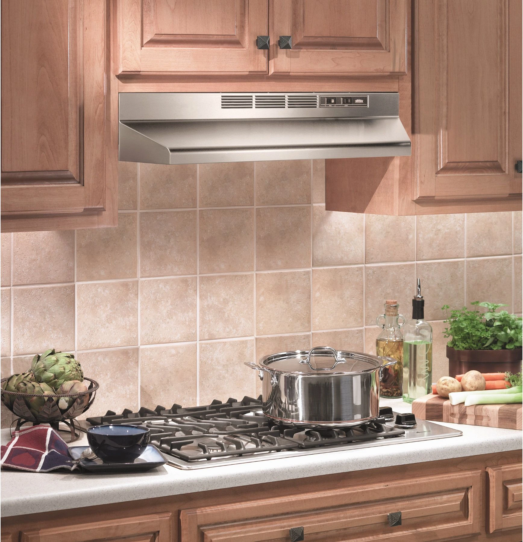 Broan Steel Ductless Cabinet Range Hood