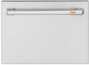 Front view of the Cafe CDD220P2WS1 drawer dishwasher 