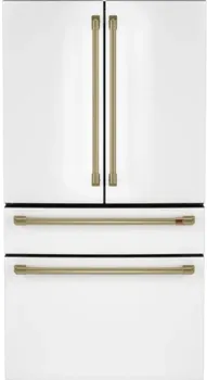 Front view of the Cafe CJE23DP4WW2 refrigerator