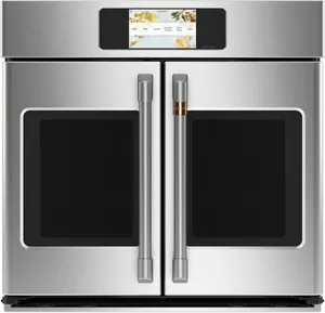 Front view of the Cafe CTS90FP2NS1 French door oven