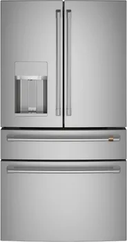 Front view of the Cafe CVE28DP2NS1 refrigerator 