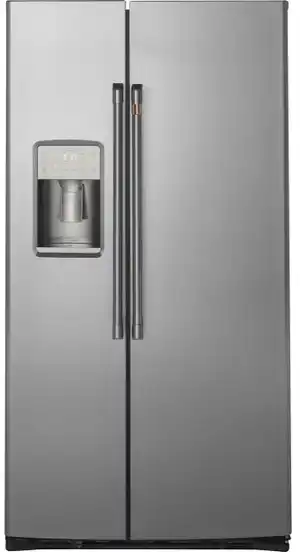 Credit: Cafe Front view of the Cafe CZS22MP2NS1 side by side refrigerator