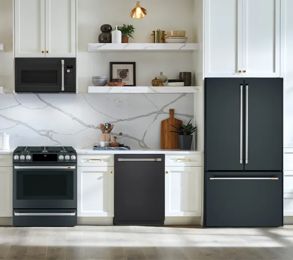 A Cafe matte black kitchen package