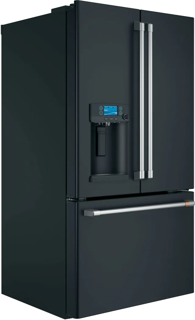 Café Matte Black French Door Refrigerator