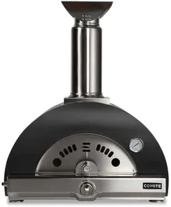 Front view of the Coyote C1PZ30HMBLP pizza oven