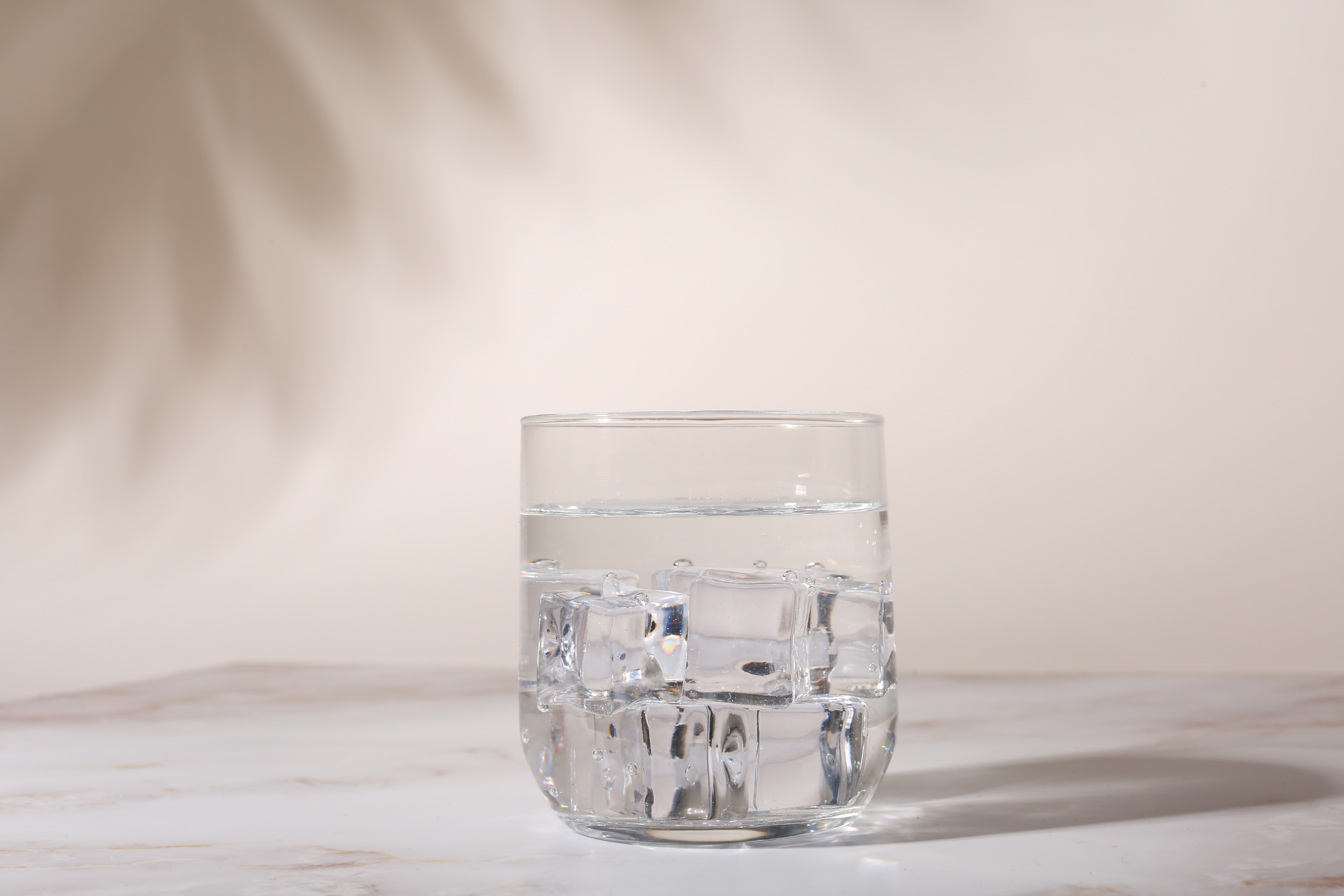 Cup of Water Filled With Ice