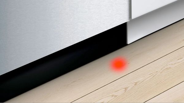 Red indicator light is used by Bosch to notify owners when a cycle has ended