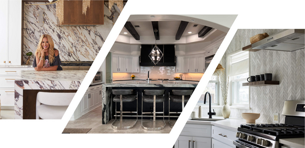 A series of images of contemporary luxury kitchens designed by Nikki Chu." title="A series of images of contemporary luxury kitchens designed by Nikki Chu.