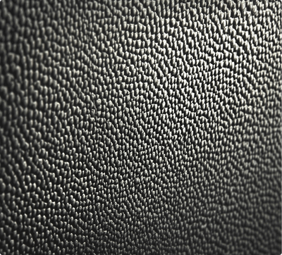 A close-up of the texture of a Caviar Leather Panel