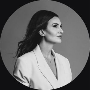 Portrait of designer Nina Takesh 