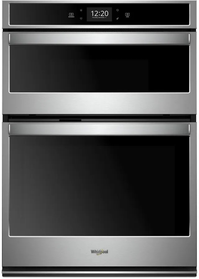 dark stainless steel microwave/ convection oven combo