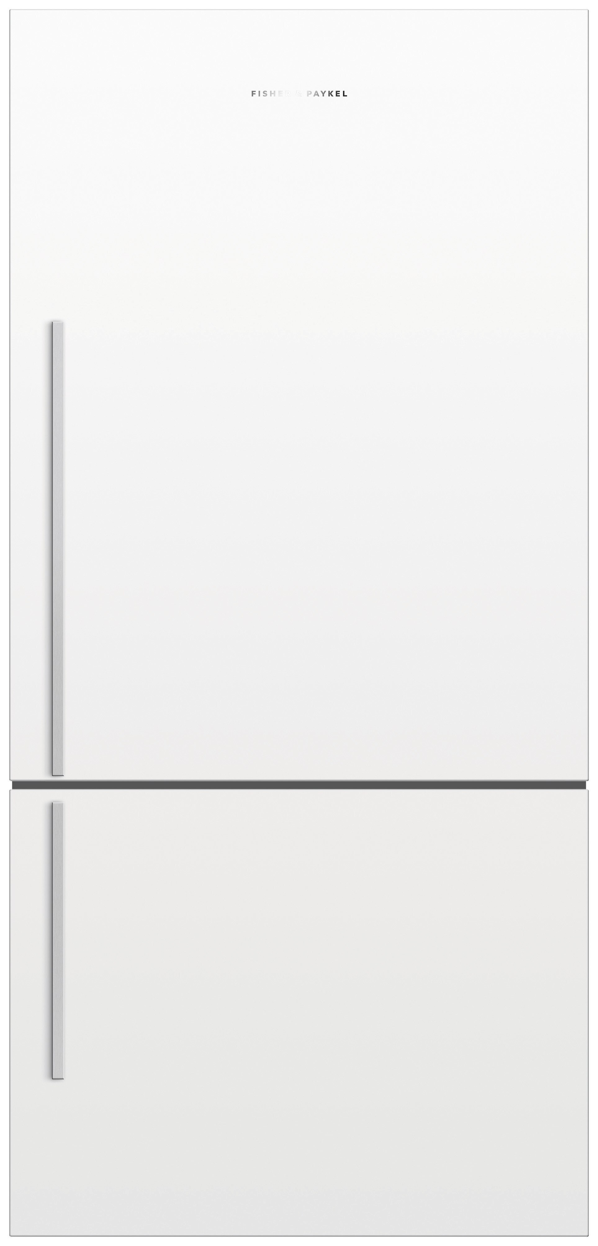 white refrigerator with bottom freezer