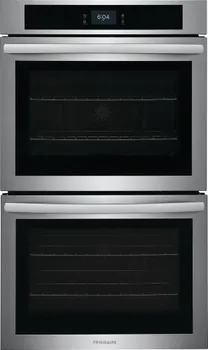 Front view of the Electrolux ECWD3012AS double wall oven 