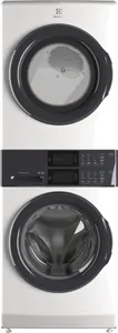 Front view of the Electrolux ELTE7300AW laundry tower 