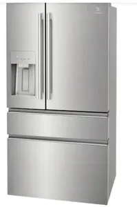 Front view of the Electrolux ERMC2295AS French door refrigerator