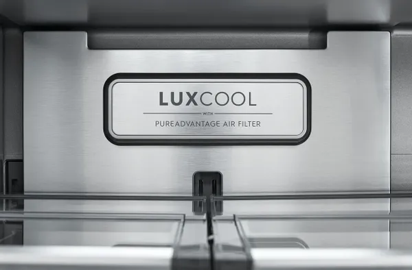 A close-up of the Electrolux LuxCool panel 