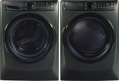 Electrolux Alpine Green Front Load Laundry Pair