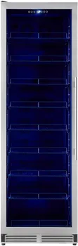 Front view of the FORNO Cesinali FBCBI6703-24S beverage center 