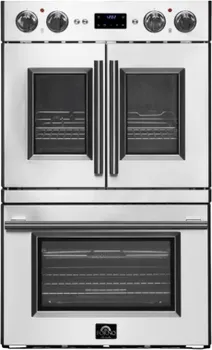 Front view of the FORNO FBOEL1388-30 double wall oven
