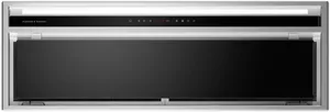 Front view of the Fisher & Paykel Series 7 HP36IDCHX4 range hood