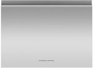 Front view of the Fisher & Paykel Series 9 DD24ST4NX9 drawer dishwasher 