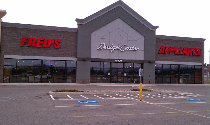 Front view of the Fred’s Appliance Spokane Valley store