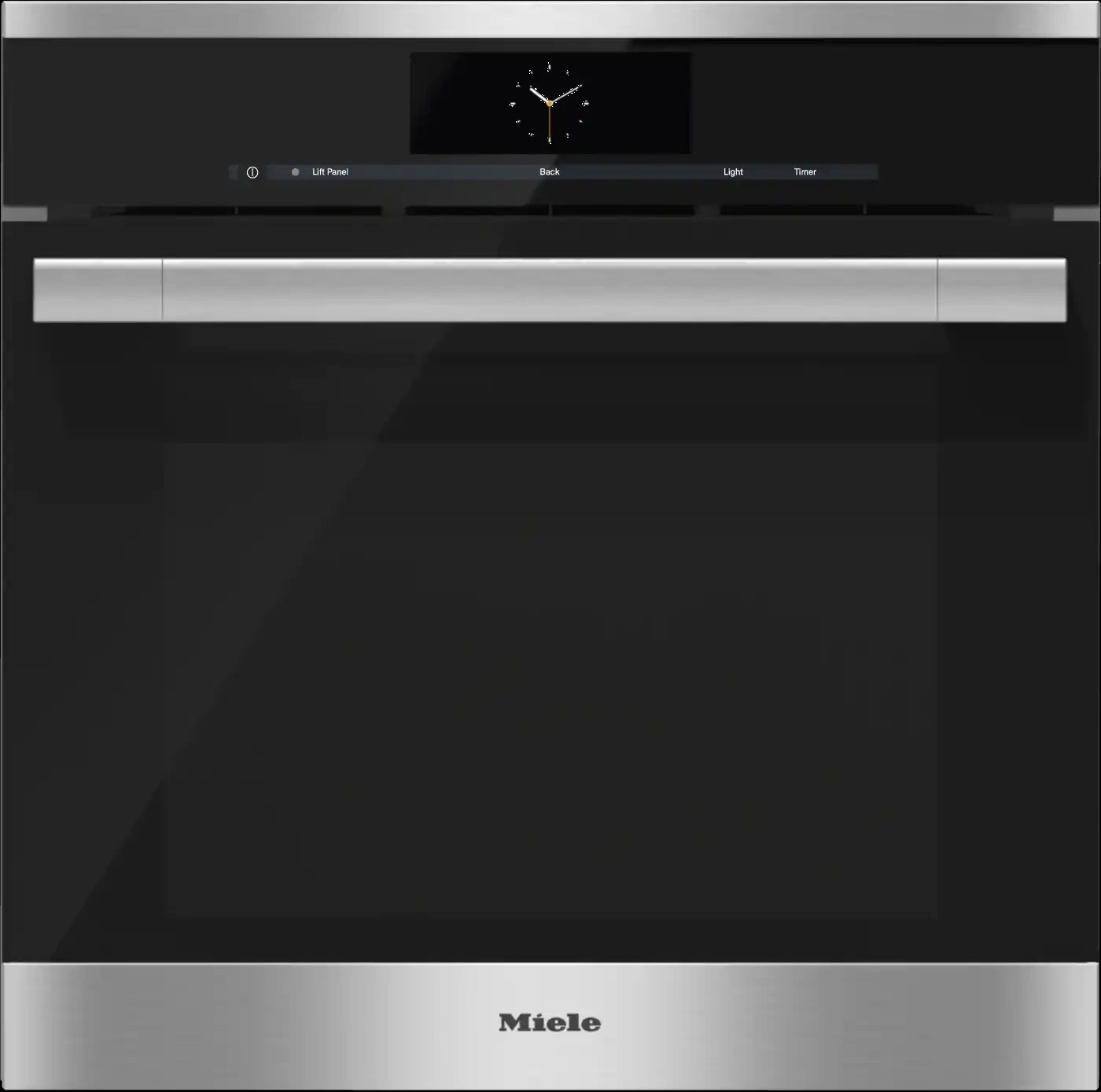 black and silver oven